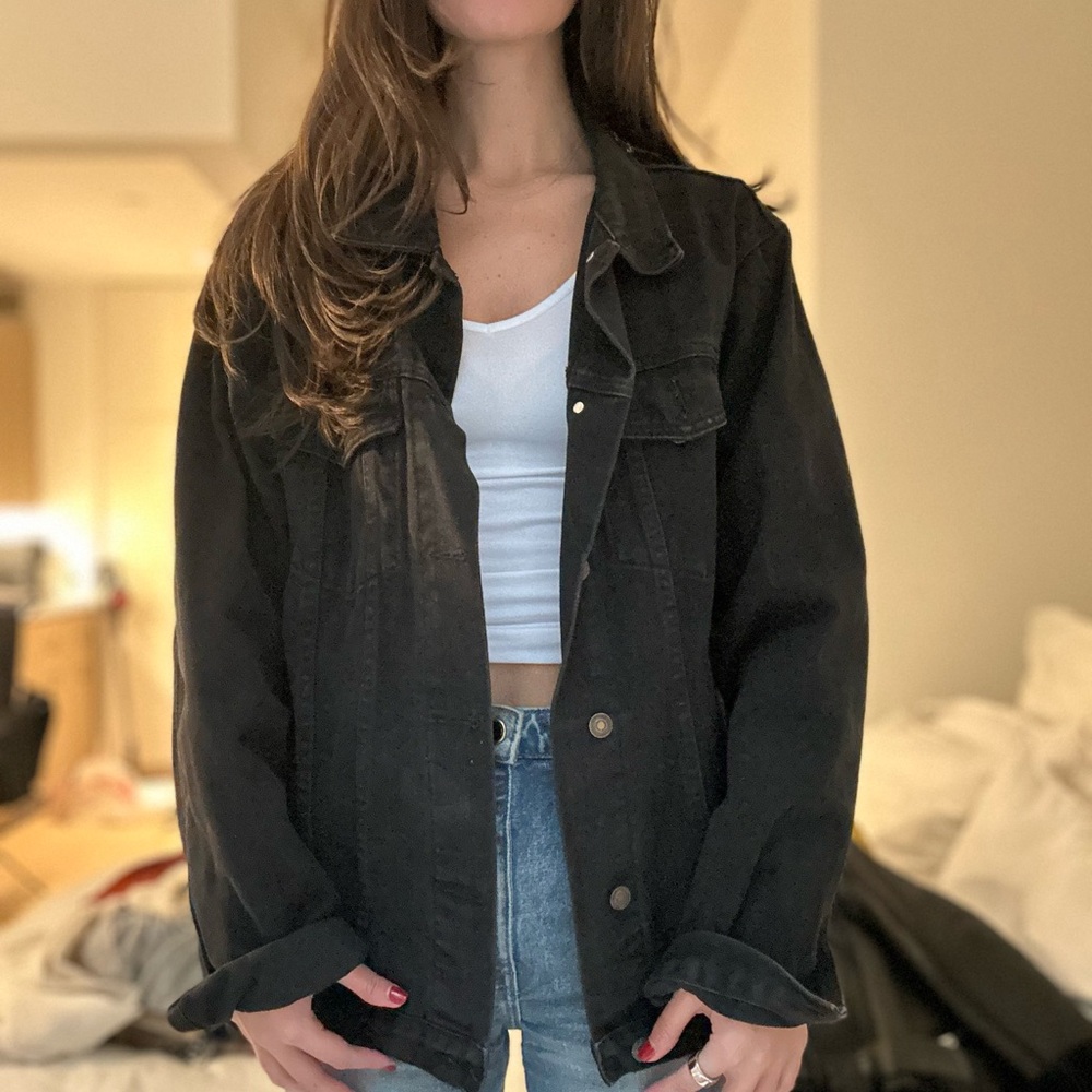 Women's Black Denim Jacket